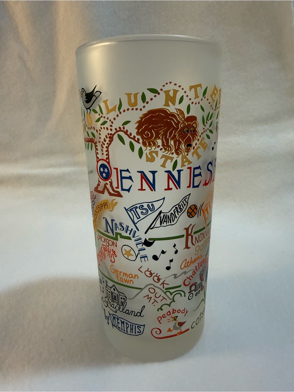 Catstudio Tennessee Frosted Glass Tumbler